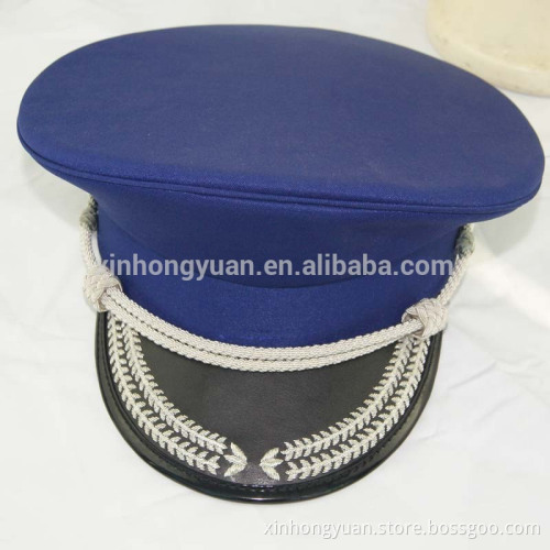 cutom made handmade embroidery military officer cap